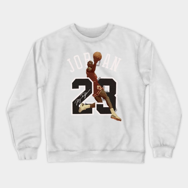 MJ23 Bulls Jersey 23 Crewneck Sweatshirt by MJ23STORE